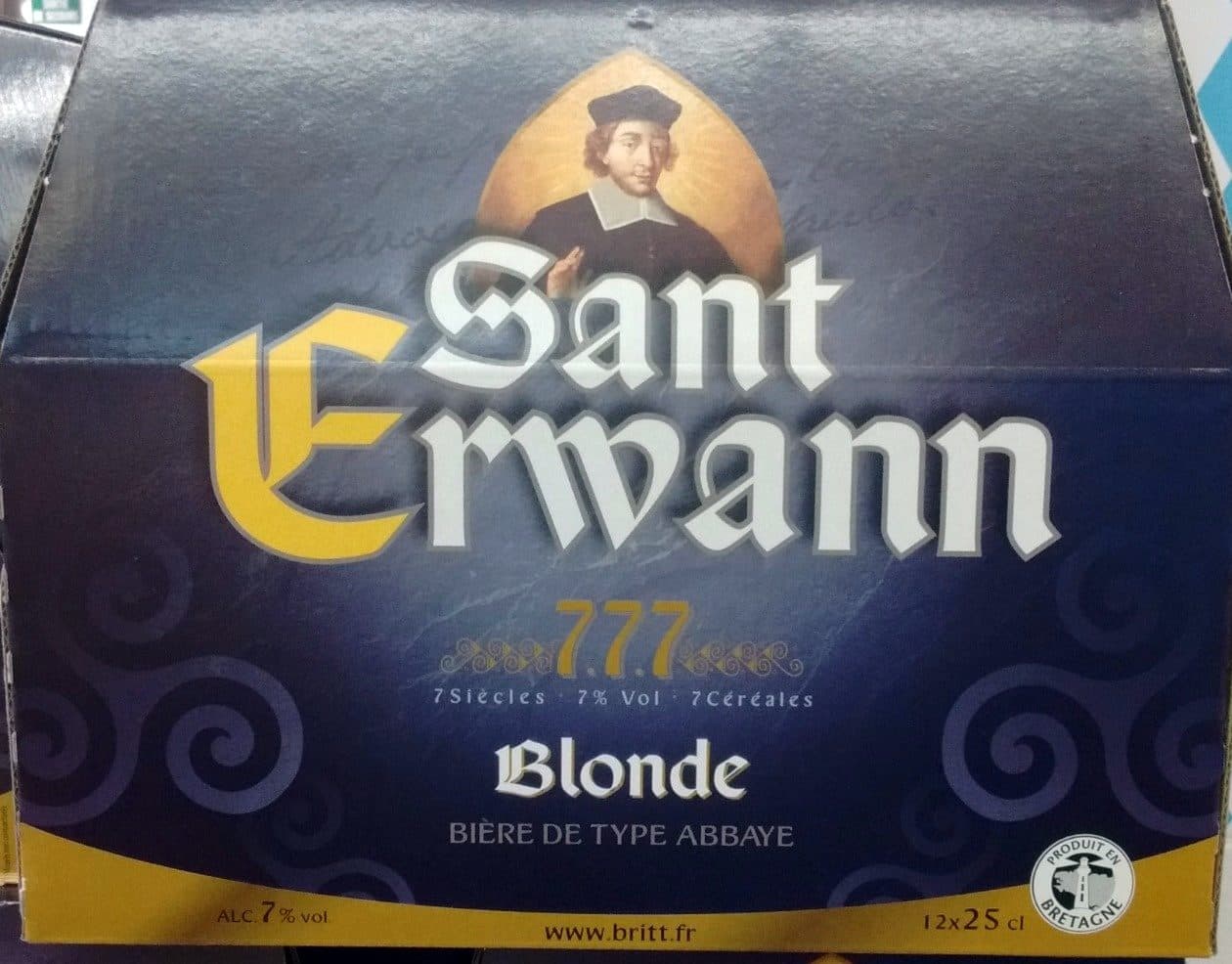 Britt Biere abbaye St Erwann 7° packshot