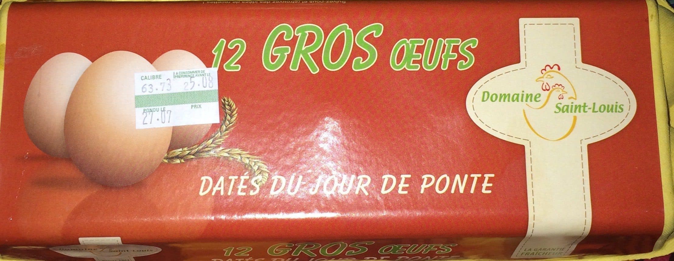 Open Food Facts 12 GROS Oeufs packshot