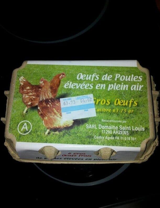 Open Food Facts Oeufs de poule packshot