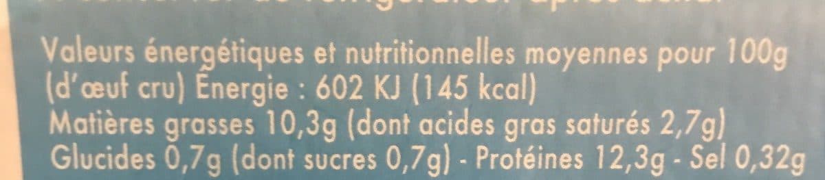 Open Food Facts 10 oeuf bio packshot