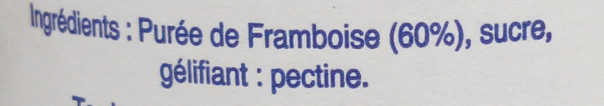 Les Confituriers du Vieux Chérier Framboise packshot