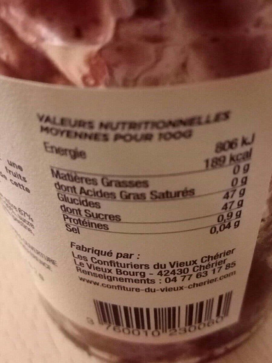 Les Confituriers du Vieux Chérier Préparation de fruits Mûre packshot