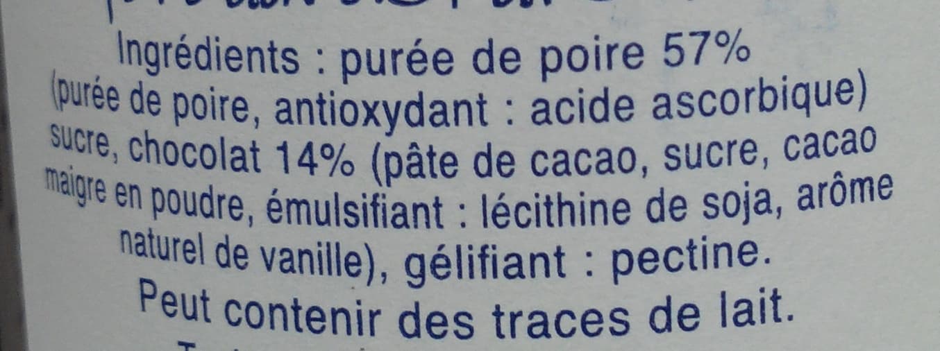 Les Confituriers du Vieux Chérier Poire Chocolat packshot