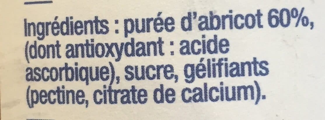 Les Confituriers du Vieux Chérier Préparation d'abricots packshot