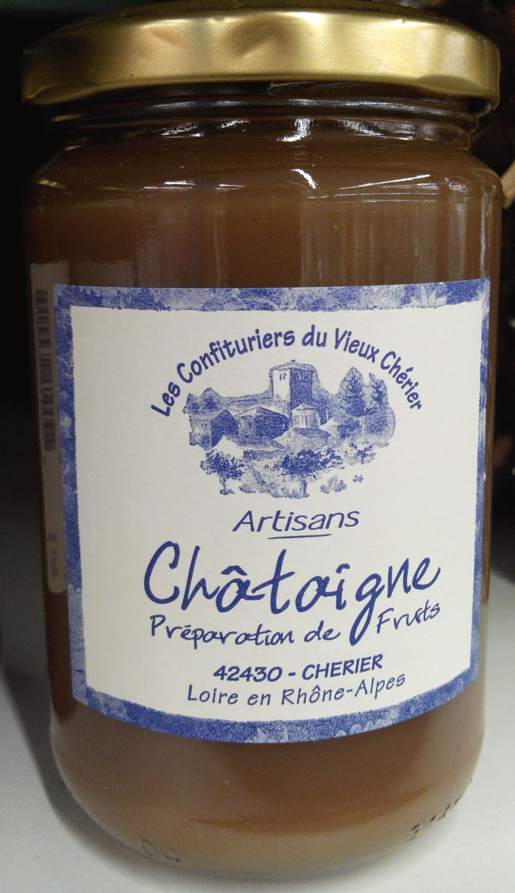Les Confituriers du Vieux Chérier Préparation de fruits châtaigne packshot