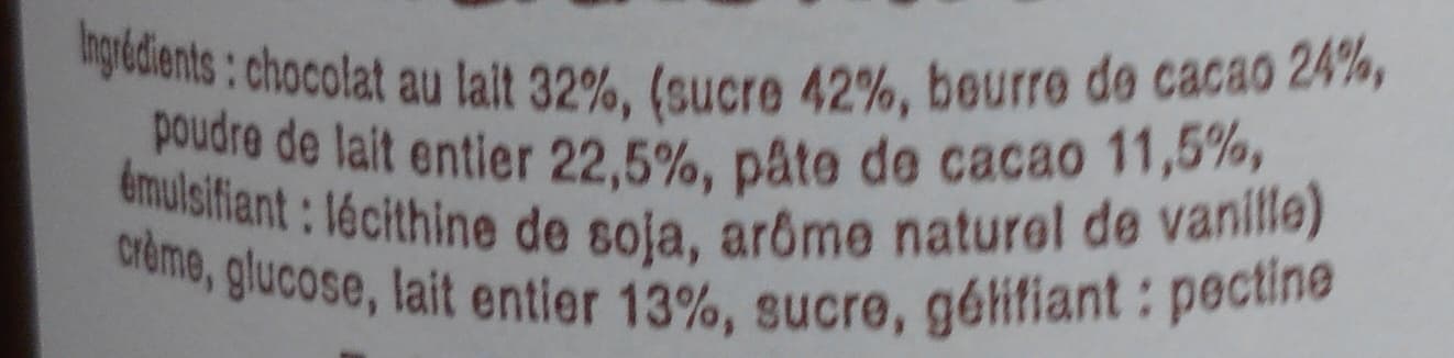 Les Confituriers du Vieux Chérier Délice Crémeux au chocolat au lait packshot
