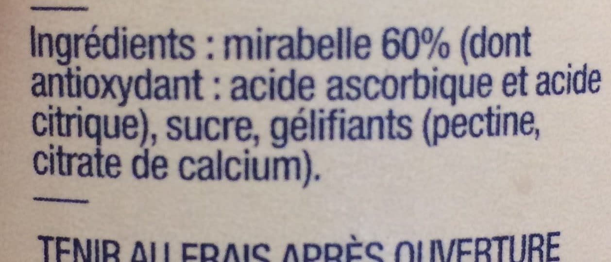 Les Confituriers Du Vieux Chérier Preparation de Mirabelle packshot