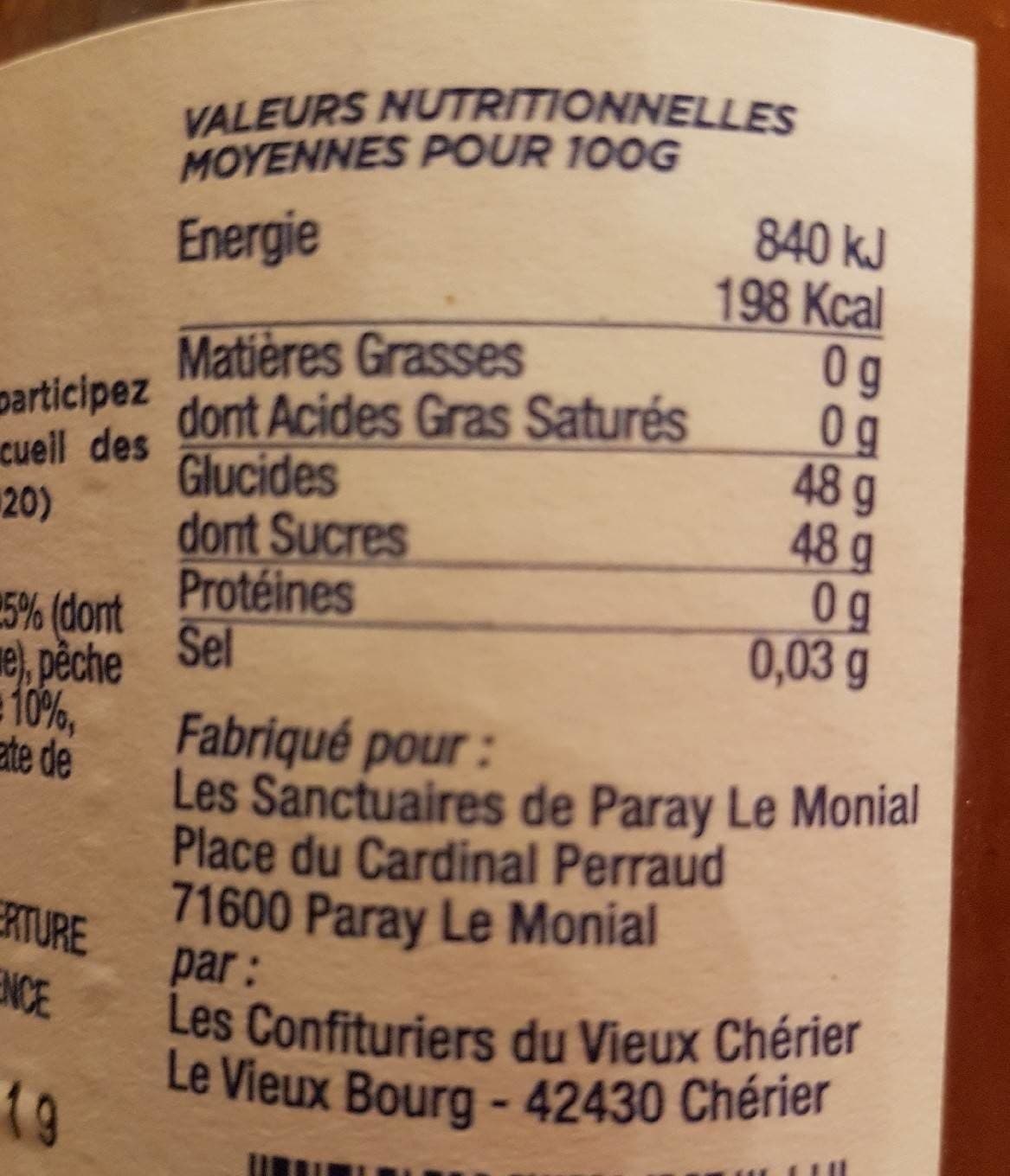 Les Sanctuaires De Paray Le Monial Preparation de Poire Williams packshot