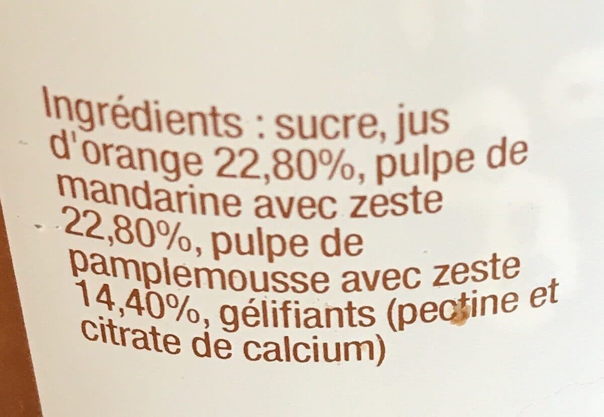 Les Confitures Du Vieux Chérier Place des tartines 3 Agrumes packshot