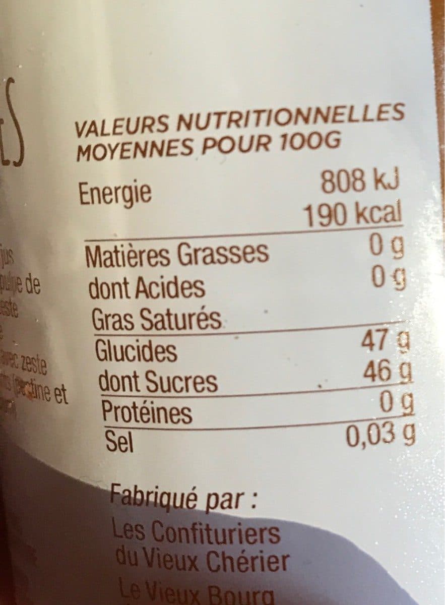 Les Confitures Du Vieux Chérier Place des tartines 3 Agrumes packshot