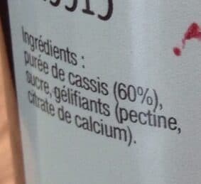 Les Confitures Du Vieux Chérier Préparation de cassis packshot