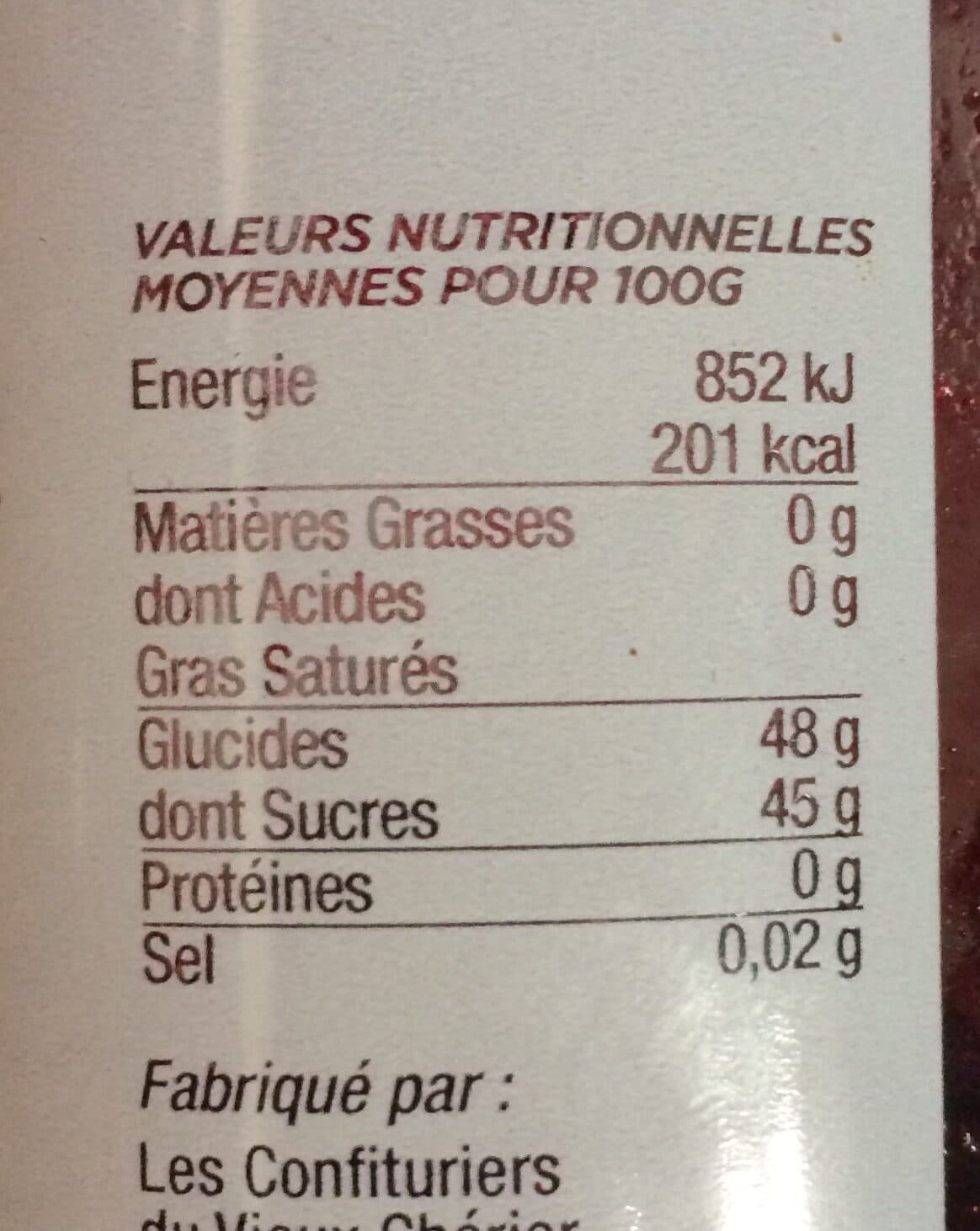 Les Confitures Du Vieux Chérier Myrtilles packshot