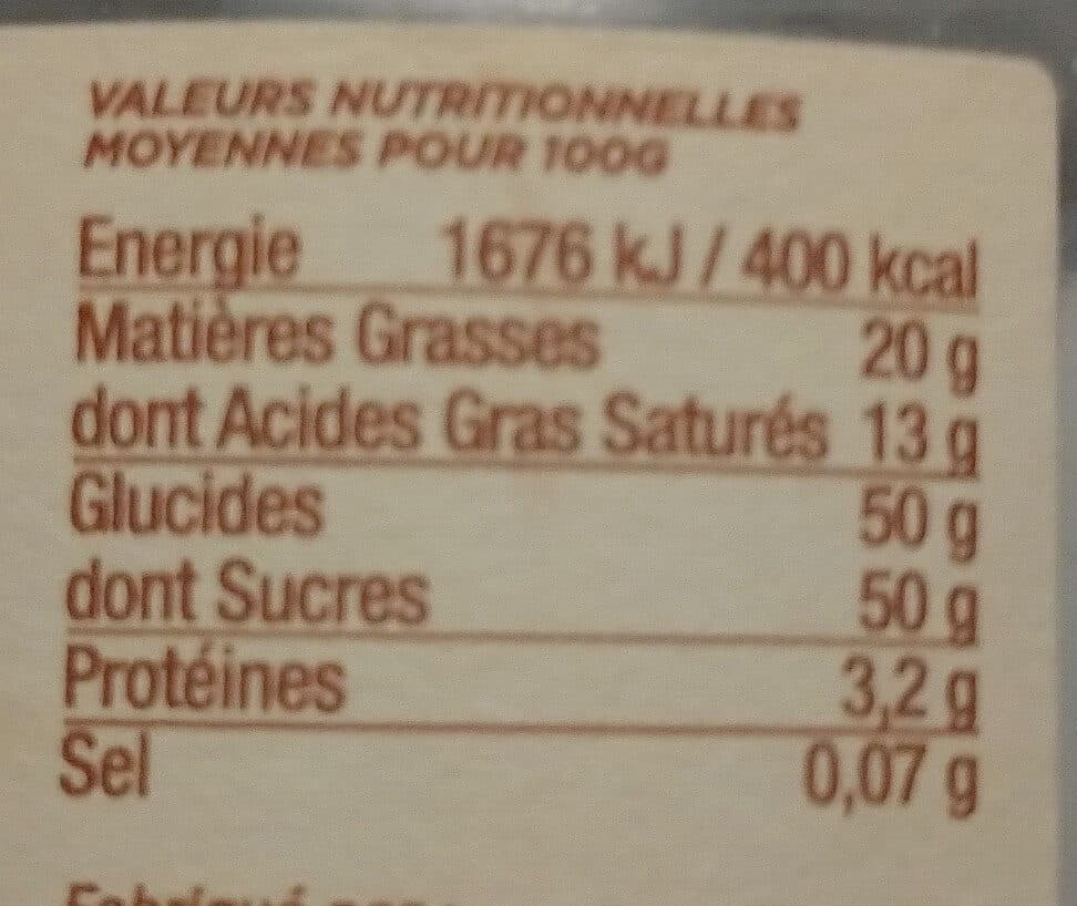 Les confituriers du Vieux Chérier Chocolat au lait, pâte à tartiner packshot