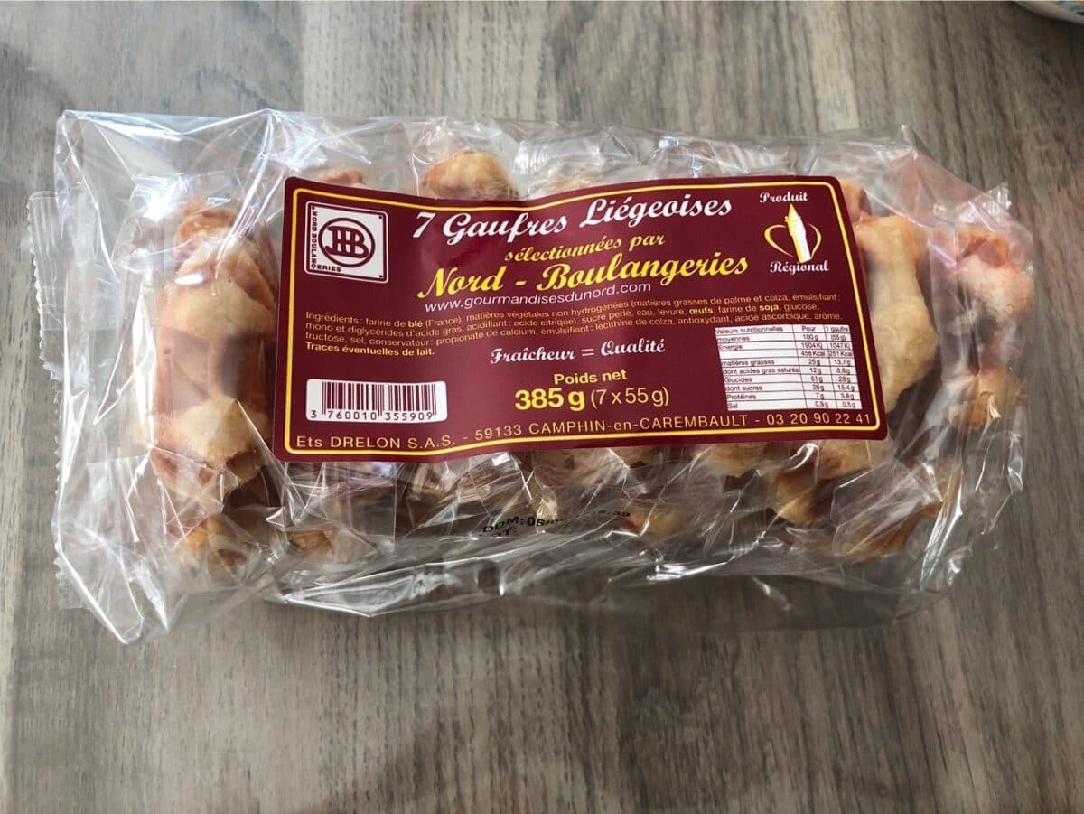 Open Food Facts Gaufres liegoises packshot