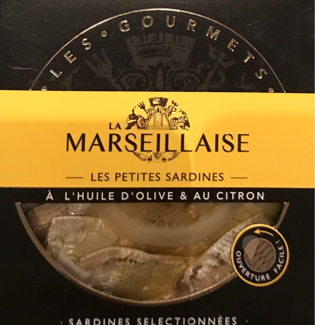 La Marseillaise Les petites sardines a l’huile d’olives et au citron packshot