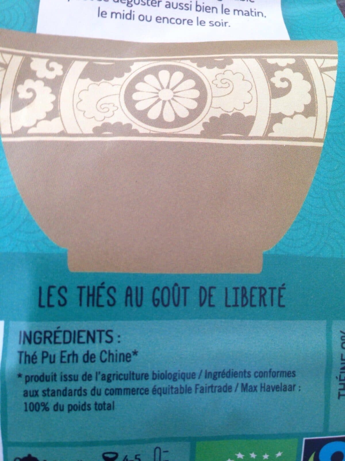 La Route des Comptoirs Thé Noir Puerh Tuocha Yun packshot