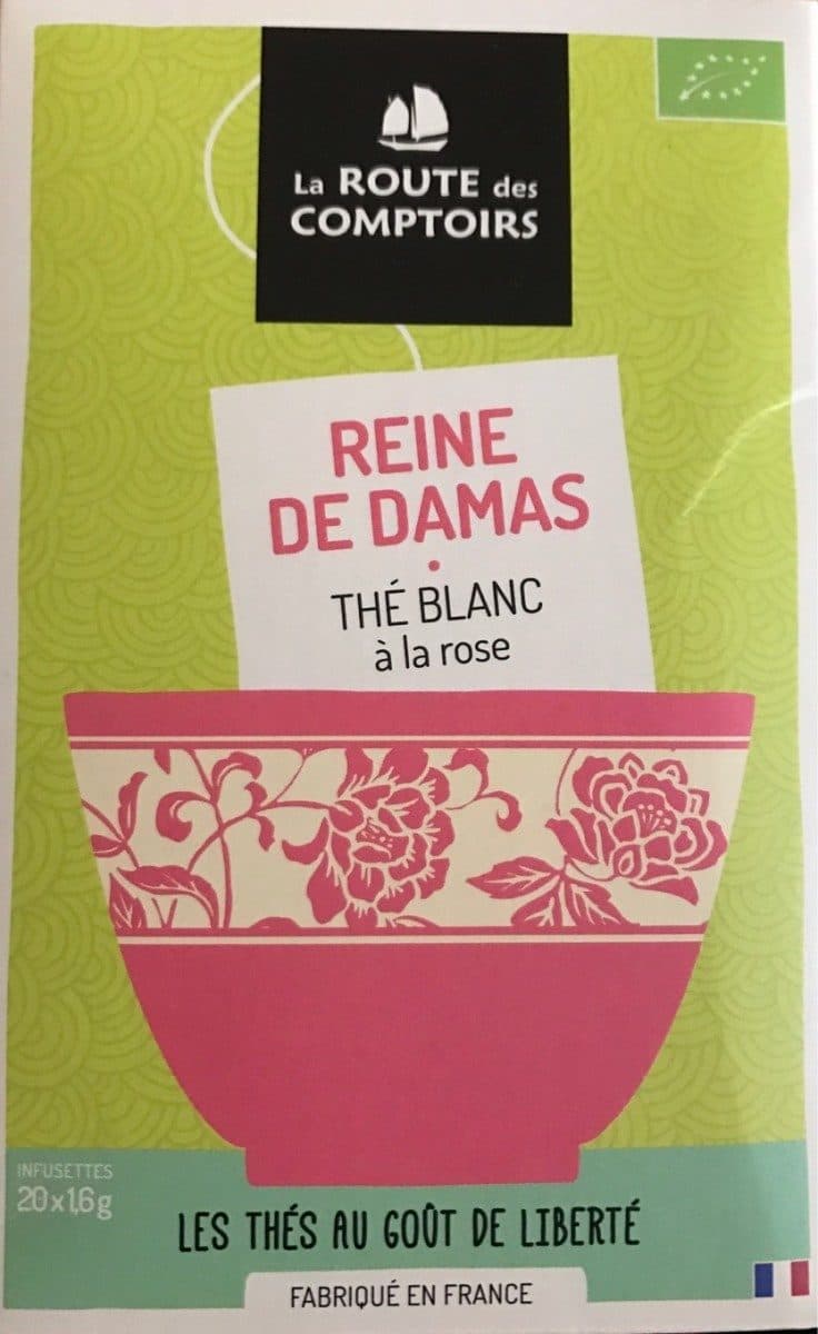 La Route Des Comptoirs Thé Blanc à la rose packshot