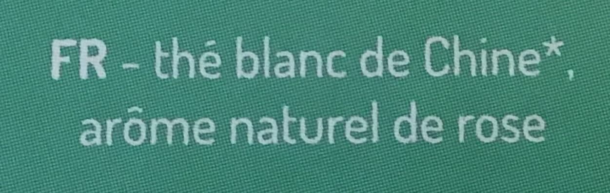 La Route Des Comptoirs Thé Blanc à la rose packshot