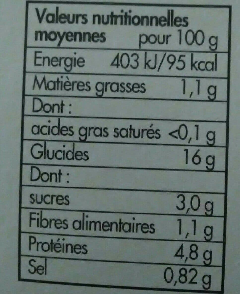 Toupargel Crêpes demi-lune champignons frais pâte aux oeufs frais packshot