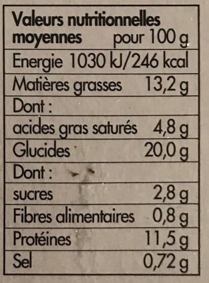 Toupargel Tarte 3 fromage packshot
