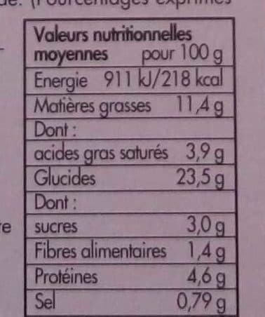 Toupargel 8 tartes aux poireaux aux oeufs frais packshot