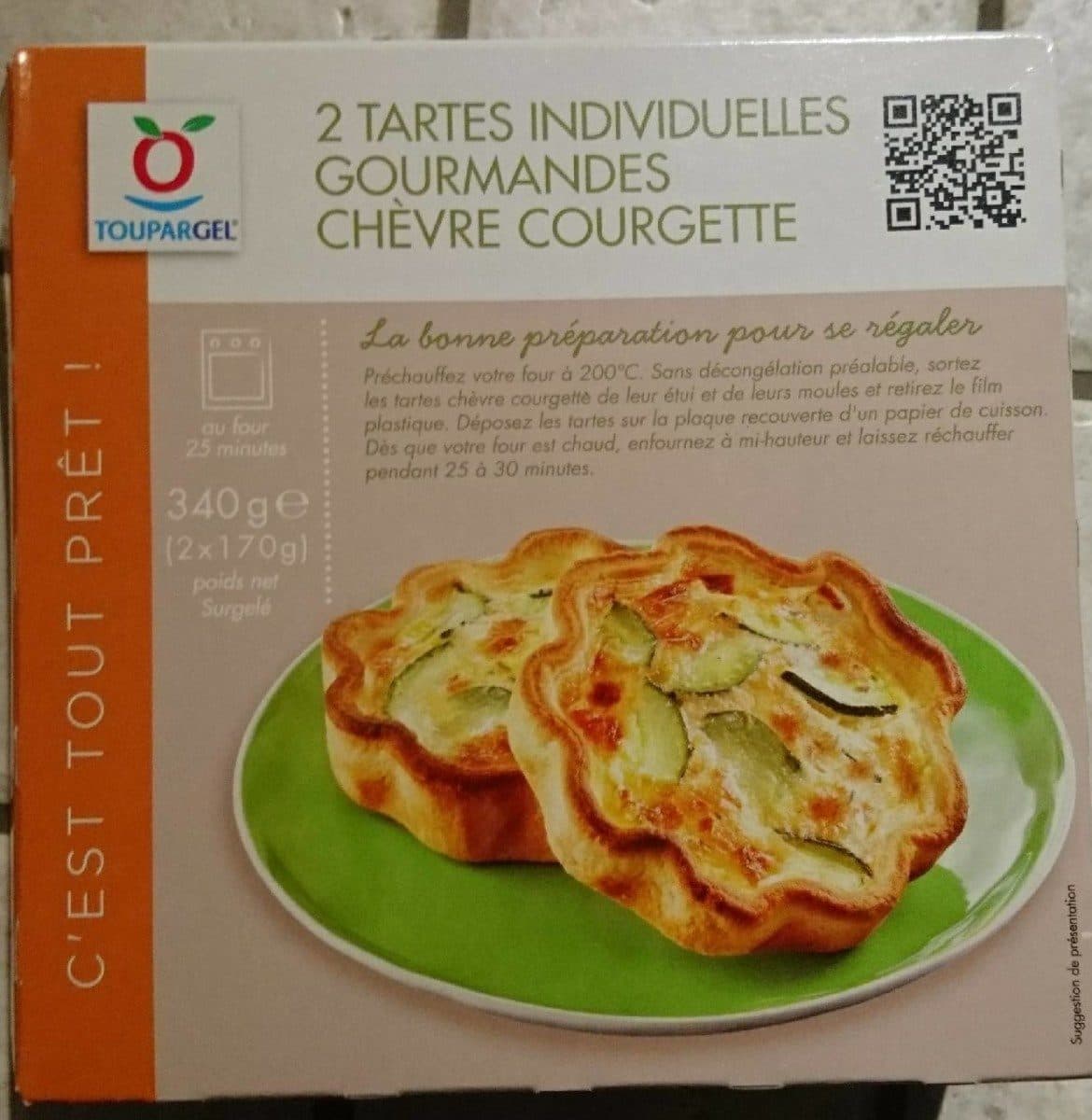 Toupargel 2 tartes gourmandes chèvre courgette packshot
