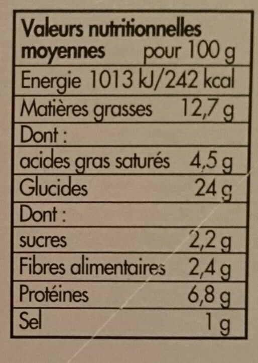 Toupargel 2 tartes gourmandes chèvre courgette packshot