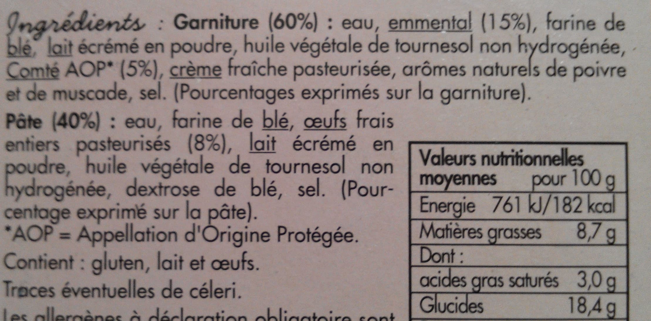 Toupargel 10 crêpes demi-lune aux fromages packshot