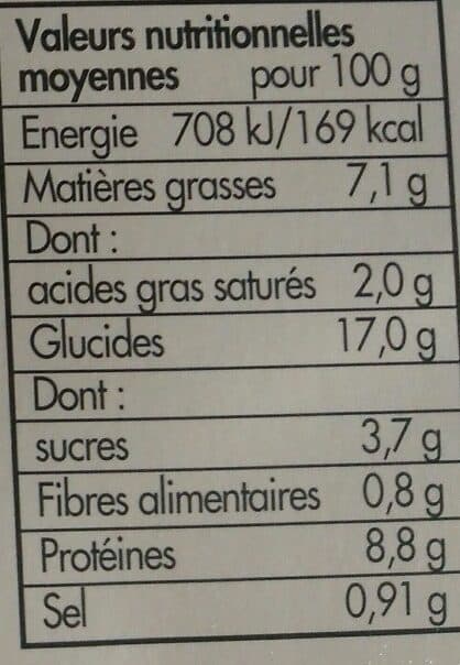 Toupargel 10 crêpes gourmandes jambon emmental packshot