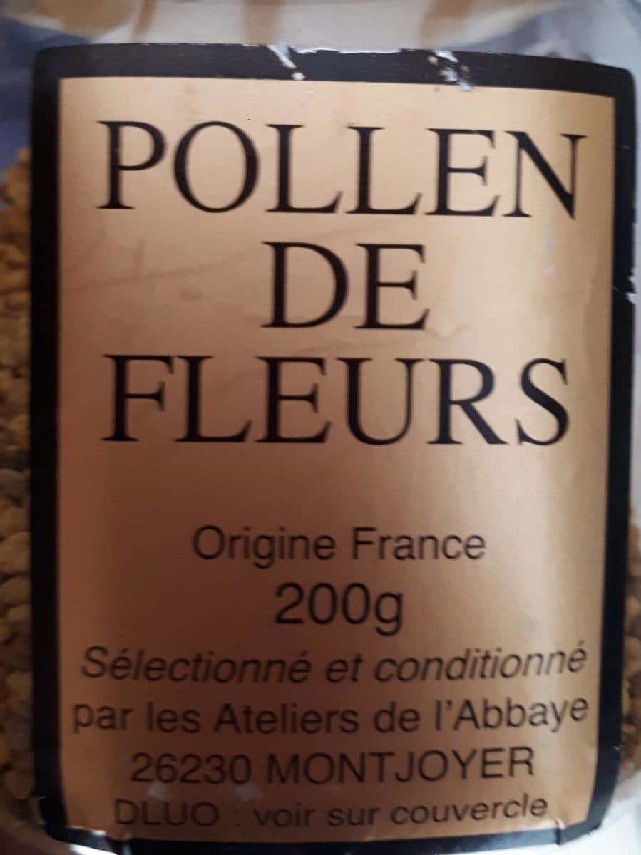 Open Food Facts Pollen de fleurs Atelier de l'abbaye 200g packshot