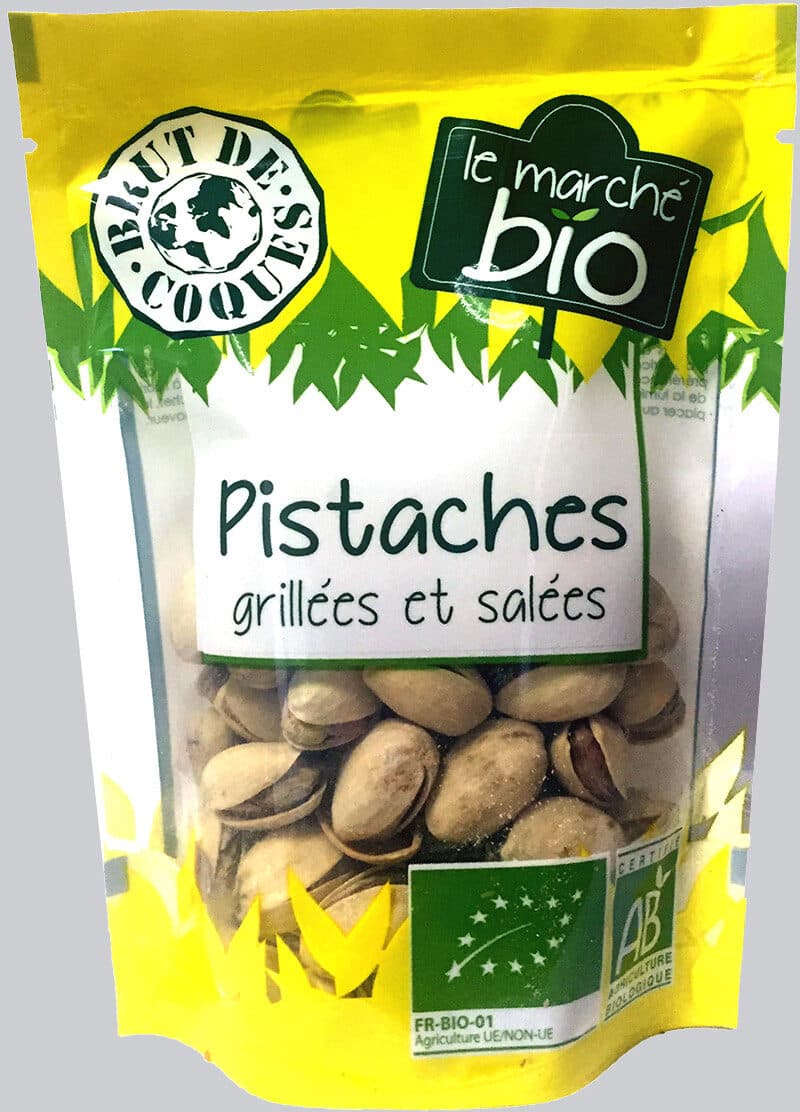 Brut de coques Pistaches grillées sans Sel ajouté packshot