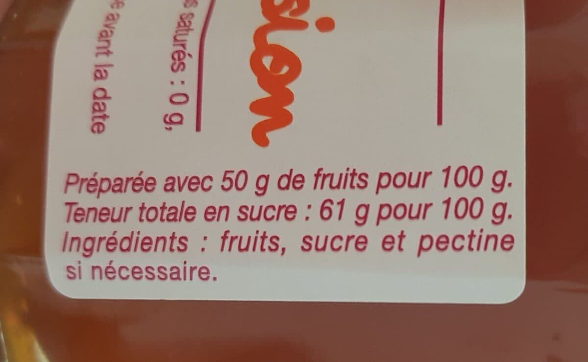 Open Food Facts Gelée artisanale extra Mangue et Passion packshot