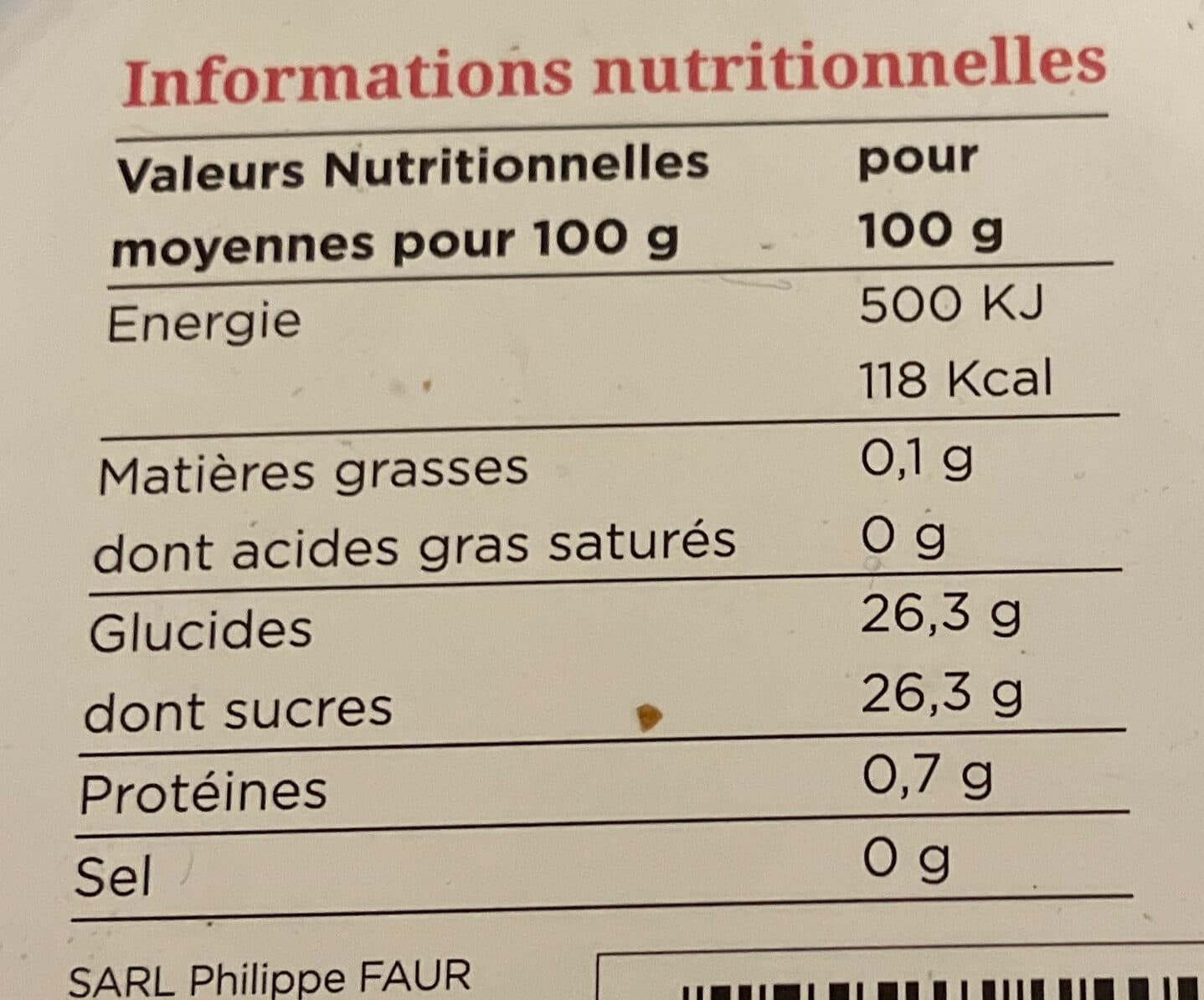Philippe Faur Glace Artisanale Française - Sorbet Framboise packshot