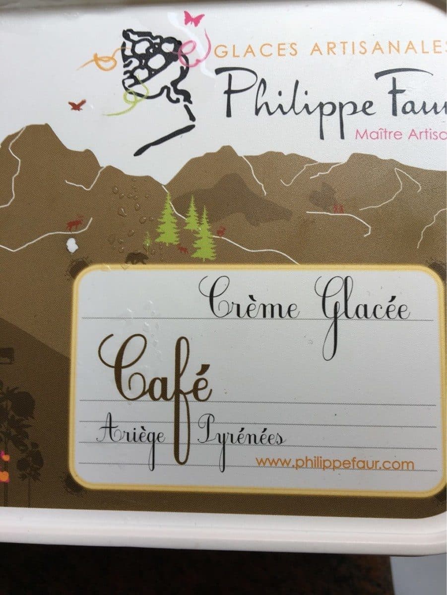 Philippe Faur Glace artisanale Café packshot
