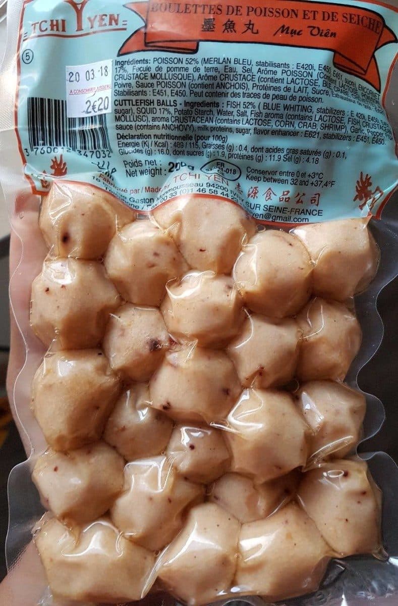 Tchi Yen Boulette de poisson et de seiche packshot