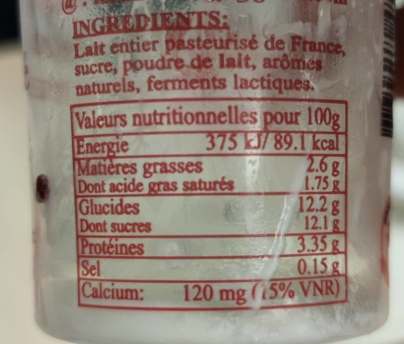 LES YAOURTS DE SIGY Yaourt sucré aromatisé packshot