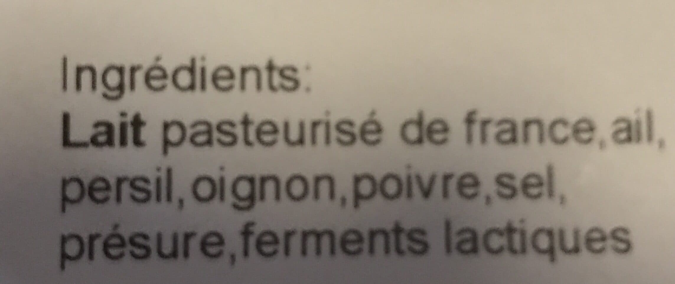 La Ferme De Sigy Fromage frais a tartiner ail et fines herbes packshot
