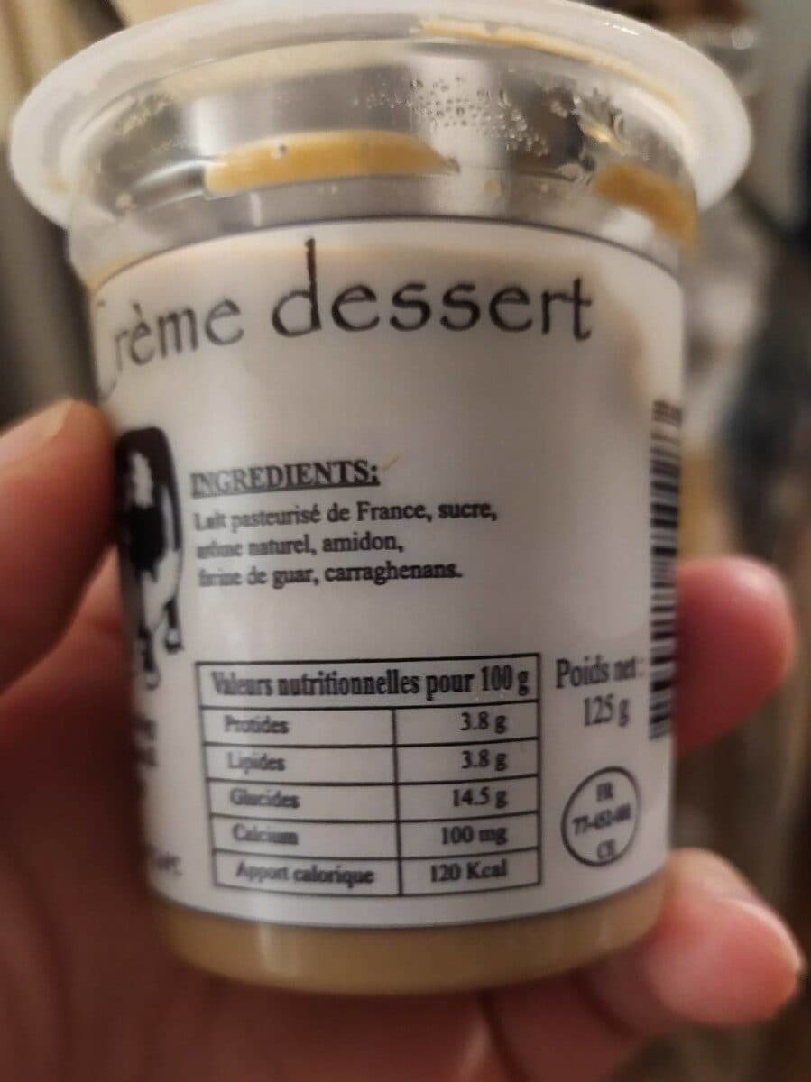 La Ferme de Sigy Crème dessert Caramel packshot