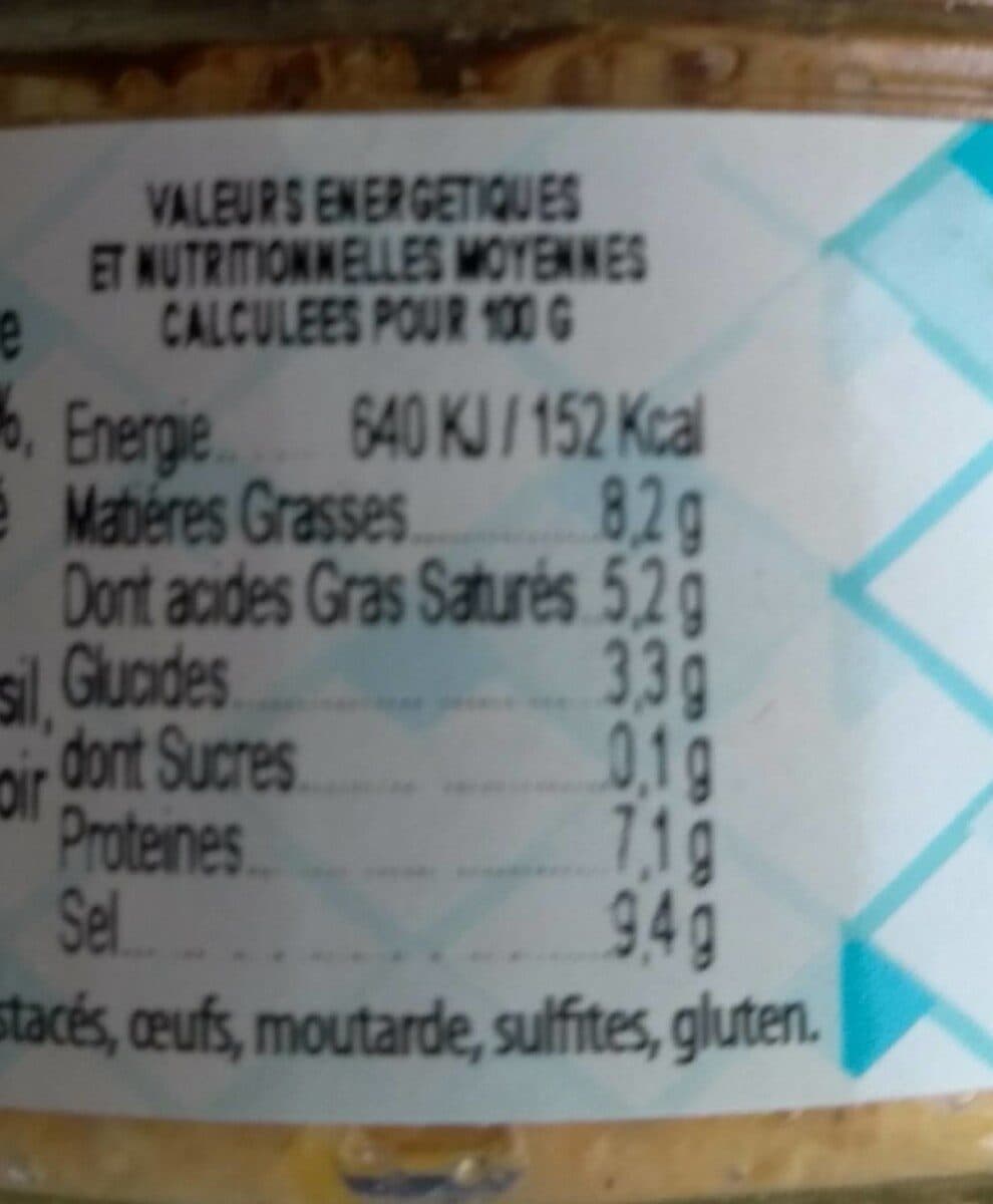 Open Food Facts Rillettes de thon basilic packshot