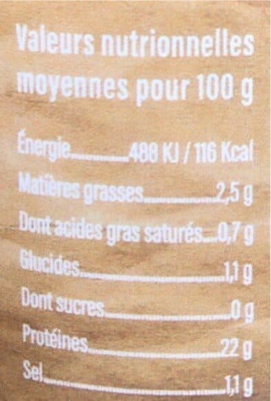 Open Food Facts Le pâté du chaumois packshot