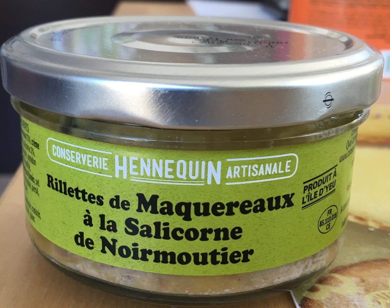 Hennequin Rillette de Maquereau à la Salicorne de Noirmoutier packshot
