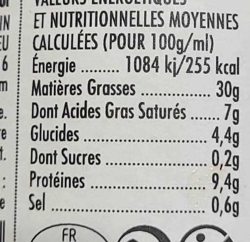 Open Food Facts Foie de lotte à la fleur de sel packshot