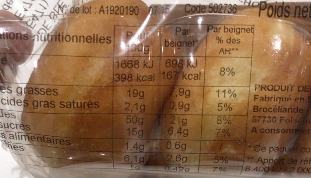 Sans Marque Beignets gourmands choco noisette packshot