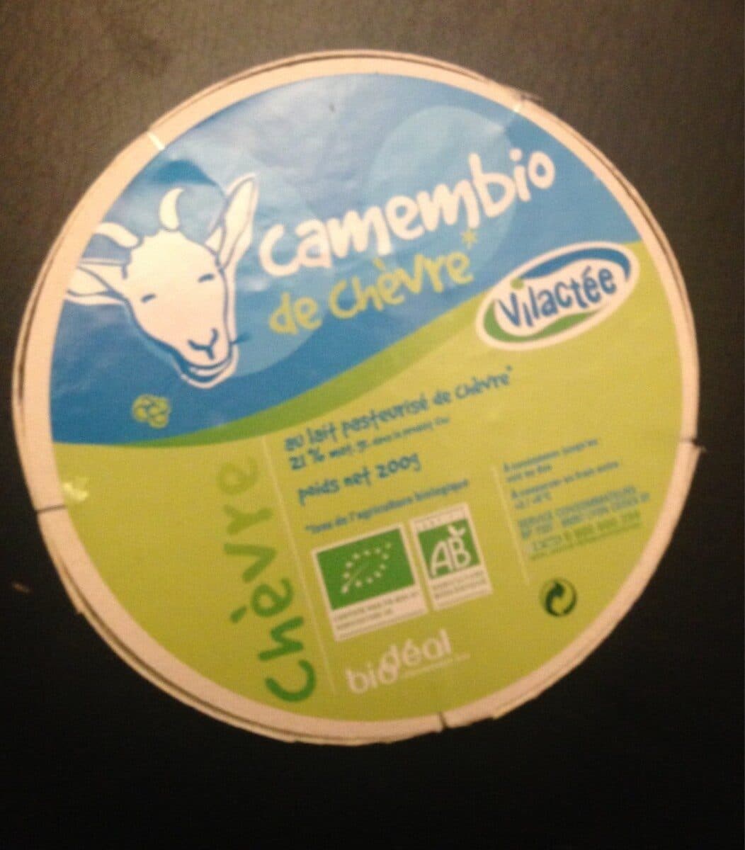 Vilactee Camembert chevre packshot