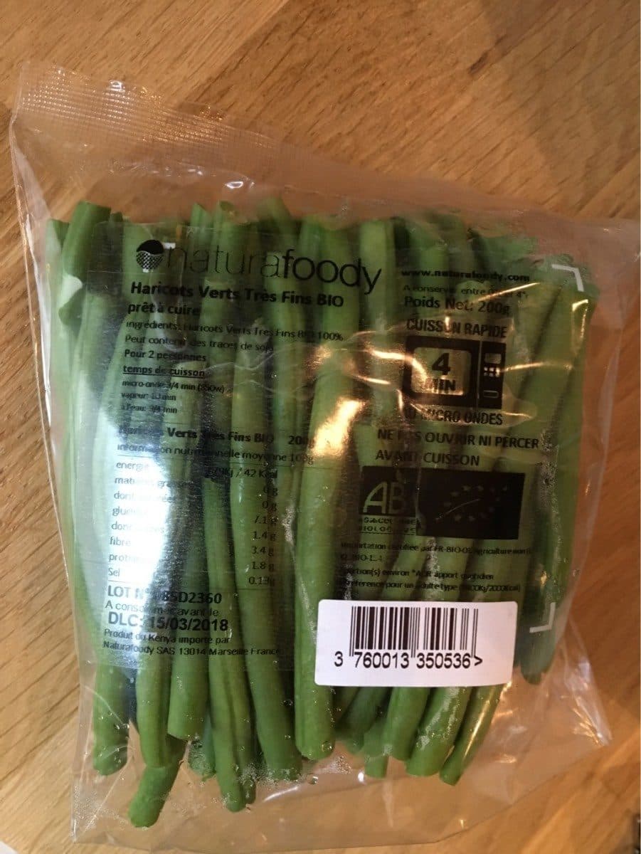 Open Food Facts Haricots verts tres fin packshot