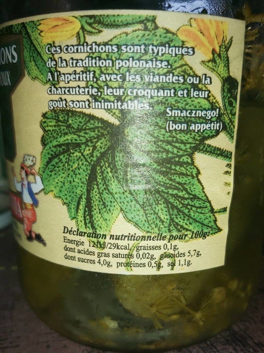 Polonia Cornichons aigre doux packshot
