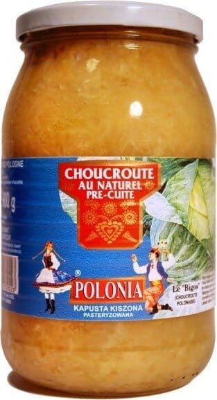 Polonia Choucroute Au Naturel Précuite 0, 90 l - Kapusta Kiszona packshot
