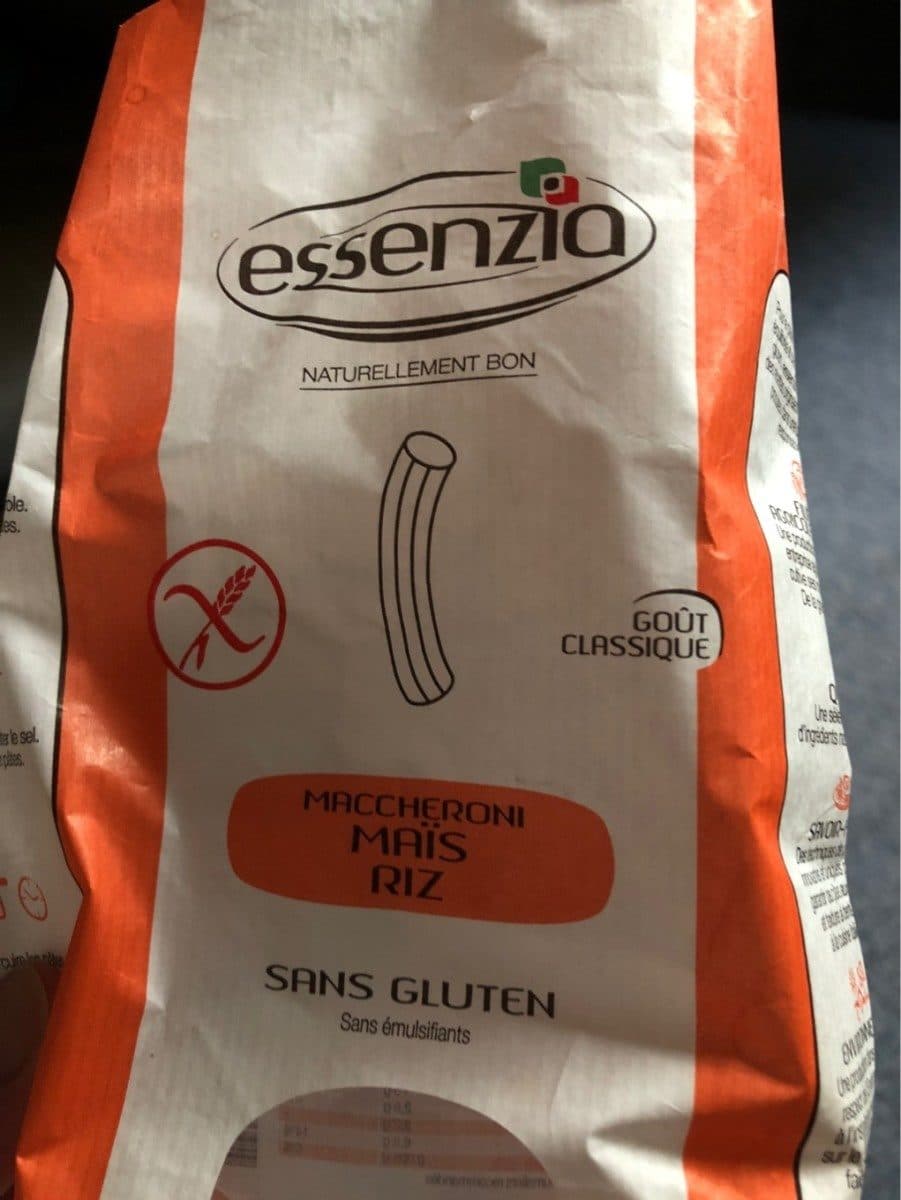 Open Food Facts Maccheroni Maïs Riz sans gluten packshot