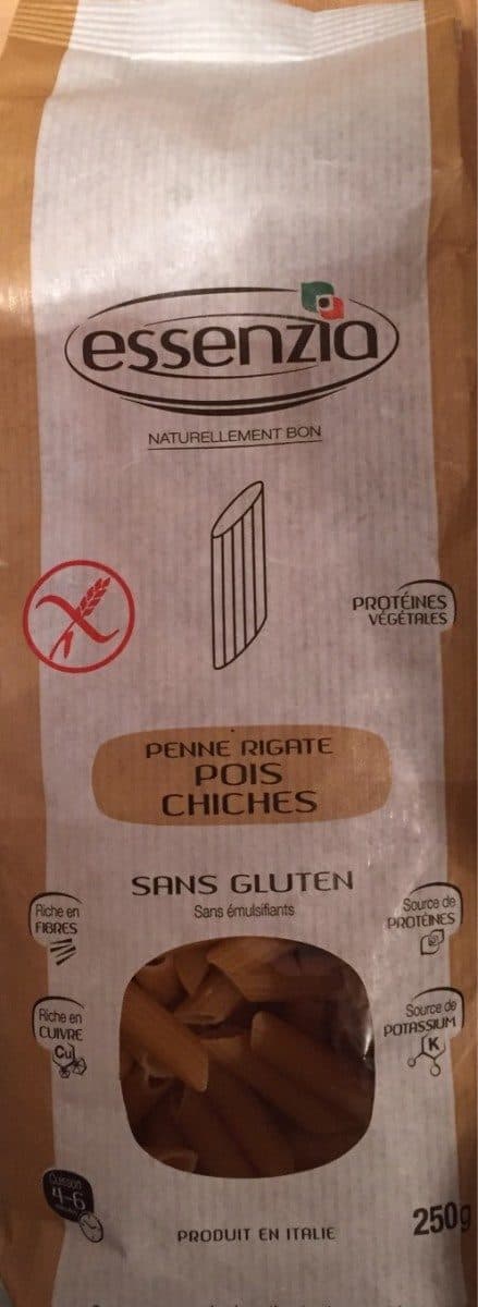 Open Food Facts Penne rigate pois chiches packshot