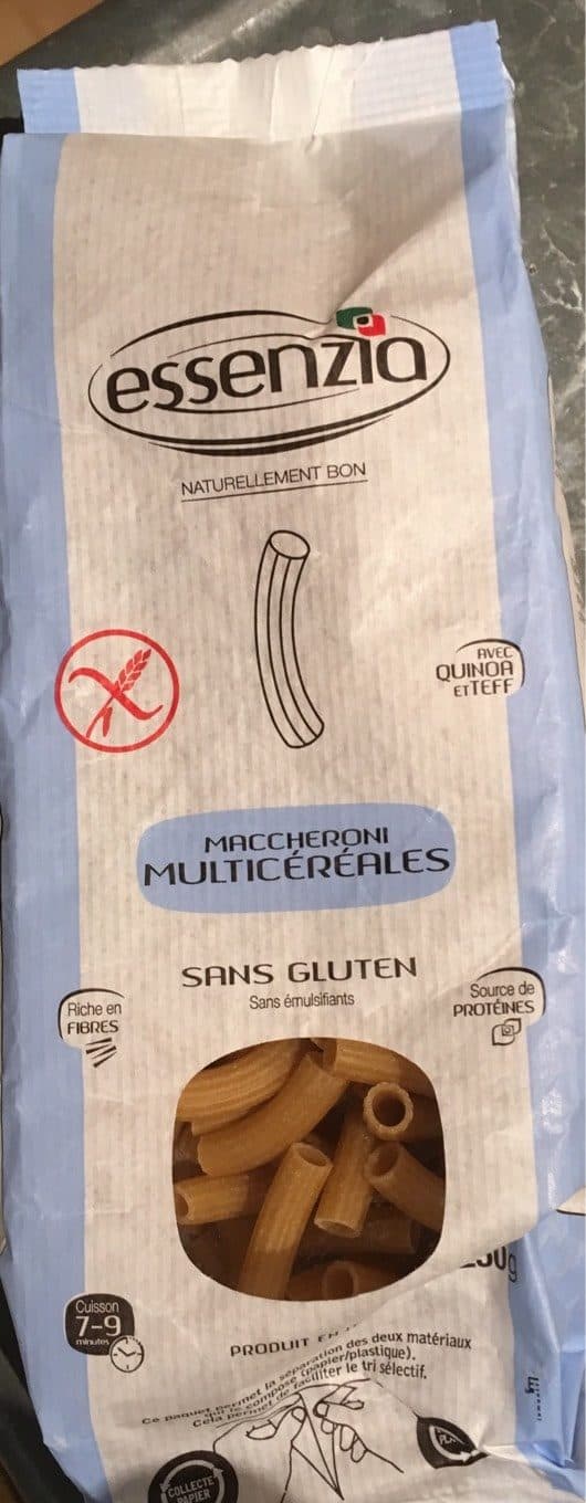 Essenzia Maccheroni multicereales packshot
